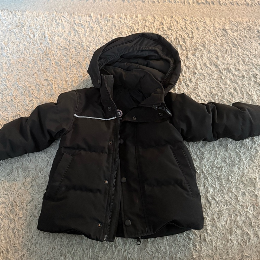 Canada Goose Black Insulated Jacket with Hood